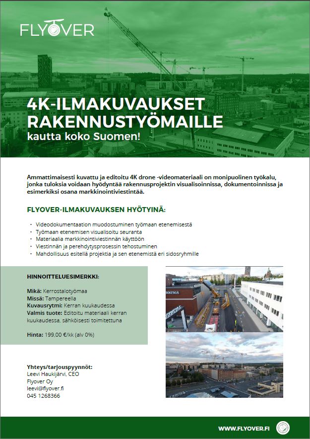 Kuva työmaa esitteestä